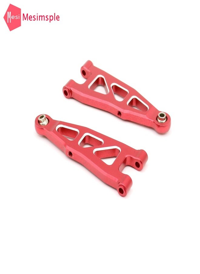 Mesimsple Alloy Front Lower Suspension A Arm 6061 Alum for Arrma 1/18 Granite Typhon Grom Mega 380 Upgrades Part Red - Image 5